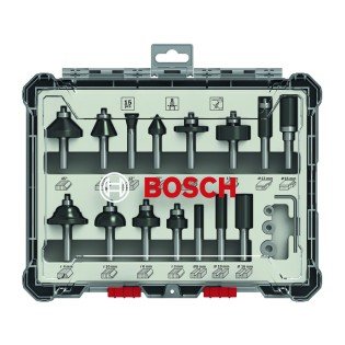 Set de 15 freze de profilat canturi Bosch Set de 15 freze de profilat canturi Bosch
