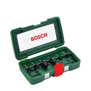 Set de 6 freze de profilat canturi Bosch coada de 6 mm Set de 6 freze de profilat canturi Bosch coada de 6 mm