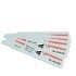 Set 5 panze de fierastrau HSS Bimetal Rothenberger 140 x 25 x 1,6mm - 8 dinti/ inch, prindere "U"