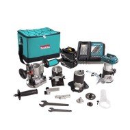 Masina de frezat unimanuala cu acumulatori Makita DRT50RFEX3, 2 acum. 3.0Ah