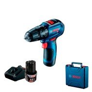 Masina de gaurit cu percutie/insurubat cu acumulatori Bosch GSB 12V-30 2 acum. 2.0Ah, valiza Masina de gaurit cu percutie/insurubat cu acumulatori Bosch GSB 12V-30 2 acum. 2.0Ah, valiza