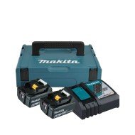 Set 2 acumulatori Makita 18V 6.0 Ah, incarcator rapid si valiza transport