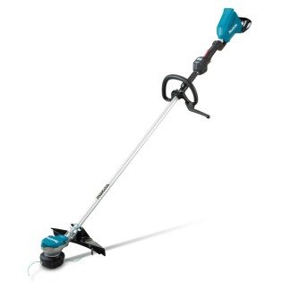 Trimmer profesional cu acumulator 2 x 18V Makita DUR368LZ, diametru de taiere 35 cm, 3 viteze, livrat fara acumulator si incarcator