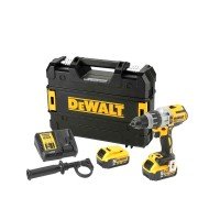Masina Premium de gaurit cu percutie cu acumulatori DeWalt DCD996P2, 2 acum. 5.0Ah, valiza Masina Premium de gaurit cu percutie cu acumulatori DeWalt DCD996P2, 2 acum. 5.0Ah, valiza