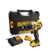 Masina de gaurit cu percutie/insurubat cu acumulatori DeWalt DCD706D2 XR, 12V, 2 Acu x 2.0 Ah, Valiza T-STAK Masina de gaurit cu percutie/insurubat cu acumulatori DeWalt DCD706D2 XR, 12V, 2 Acu x 2.0 Ah, Valiza T-STAK
