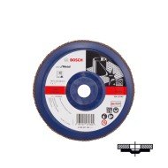 Disc de slefuire evantai X571 Best for Metal BOSCH 180mm, G40 Disc de slefuire evantai X571 Best for Metal BOSCH 180mm, G40