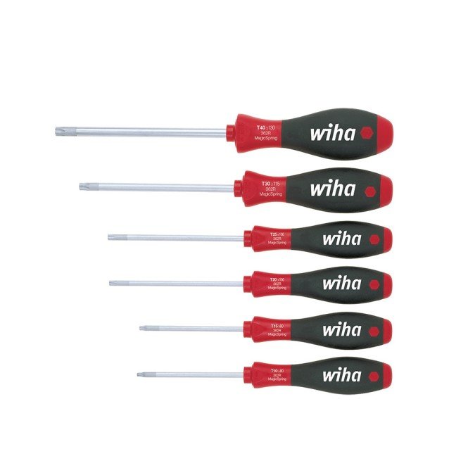Set 6 surubelnite torx 10 - 40 MagicSpring® WIHA SoftFinish®