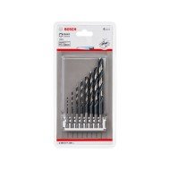 Set de 8 burghie HSS cu antrenare hex 1/4" Bosch Impact Control Set de 8 burghie HSS cu antrenare hex 1/4" Bosch Impact Control