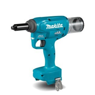 Masina pentru pop-nituri cu acumulator 18V Makita DRV150Z, livrata fara acumulator si incarcator
