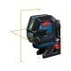 Nivela laser cu linii si puncte Bosch GCL 2-50 G plus RM 10, clema, valiza