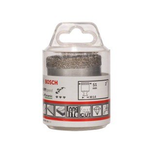 Carota Diamantata pentru gaurire uscata Bosch Best for Ceramic 51mm  Carota Diamantata pentru gaurire uscata Bosch Best for Ceramic 51mm