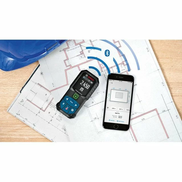 Telemetru cu laser Bosch GLM 50-27 CG plus adaptor Li-Ion BA 3.7 V 1.0 Ah A