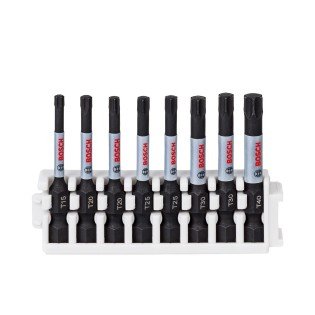 Trusa capete de insurubare de impact BOSCH Click and Pick - 8 piese T Trusa capete de insurubare de impact BOSCH Click and Pick - 8 piese T
