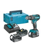 Masina de gaurit cu percutie cu acumulatori Makita DHP485RF3J 3 acumulatori 18V, 3.0 Ah Masina de gaurit cu percutie cu acumulatori Makita DHP485RF3J 3 acumulatori 18V, 3.0 Ah